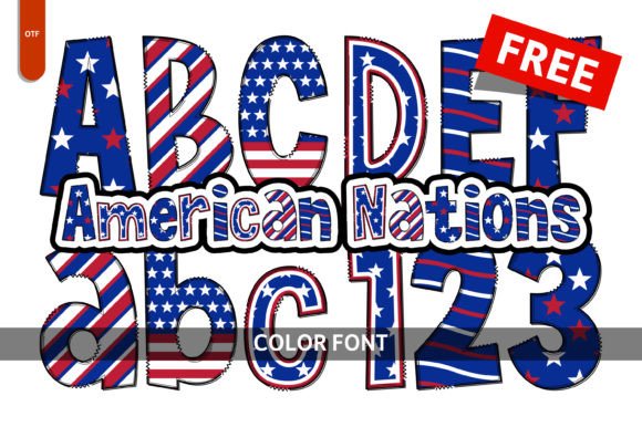America's Palette: Finding Joy in the American Nations Font