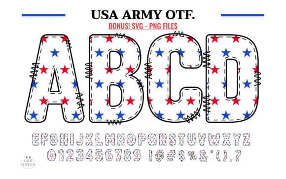 America's Typographic Spirit: The USA Army Font