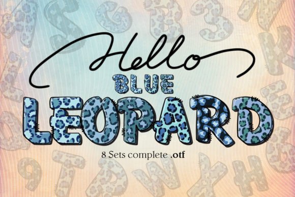 Blue Leopard: A Typeface with a Wild Heart