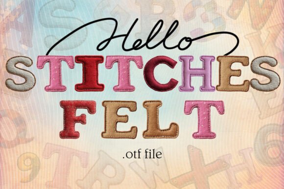 Felt Stitches: A Typeface That Feels Like a Cozy Holiday Celebration