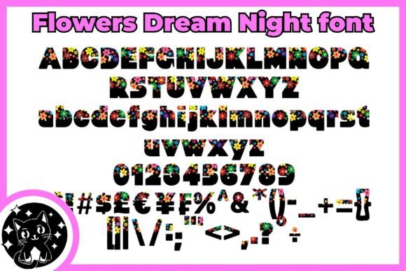 Flowers Dream Night: A Typeface That Blooms With Personality