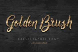 Golden Brush: The Handmade Calligraphy Font That Creates Stunning Highlight Effects