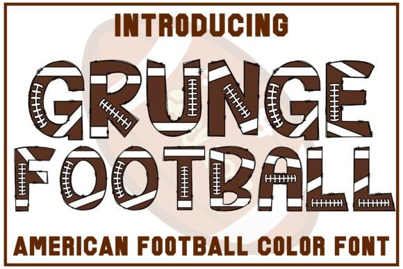 Grunge Football: The Typeface That Scores Big in Sports Design