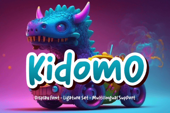 Kidomo: The Playful Display Font That Brings Designs to Life