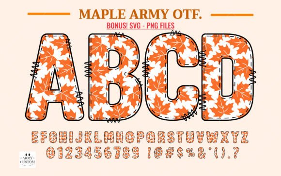 Maple Army: Unleashing Autumn's Spirit in Your Designs