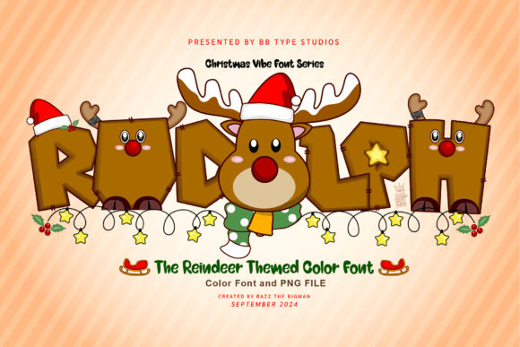 Meet Rudolph: A Festive Font That Brings Holiday Cheer to Your Designs