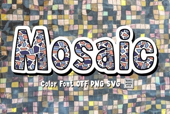 Mosaic Color: A Playful Typeface for Vibrant Designs