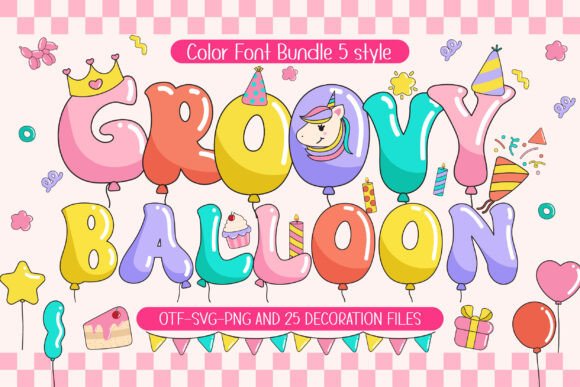 Party Planning and Branding with Groovy Balloon Typography