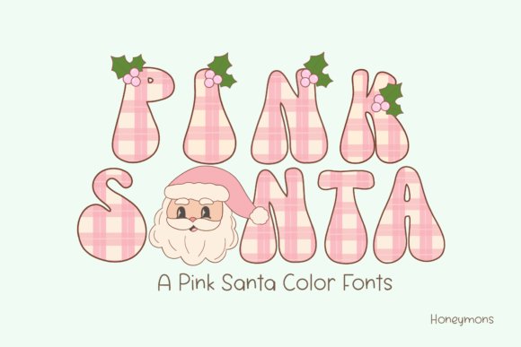 Pink Santa: The Playful Typeface for Festive & Creative Projects