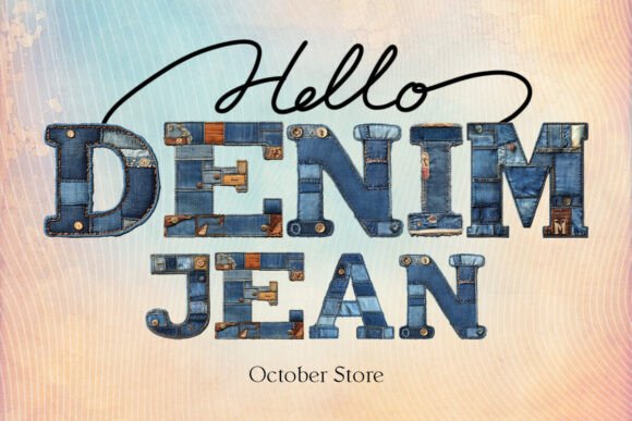 Stitching Style into Your Words: The Denim Jean Alphabet