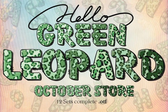 The Wild Allure of Green Leopard: A Font That Roars