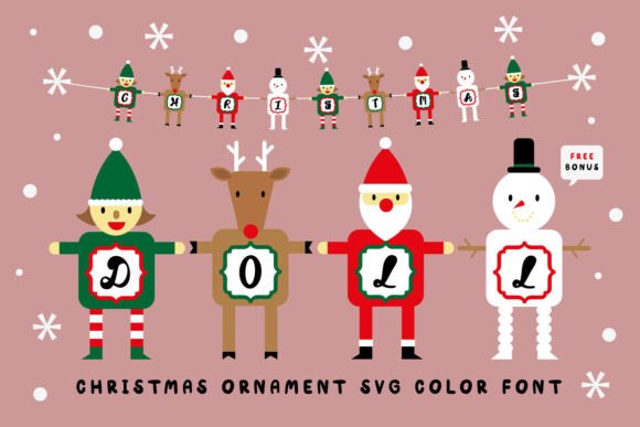 Unwrapping the Christmas Doll Font: A Festive Design Toolkit